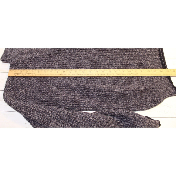 The Great Plains Men's L Blue White 1/4 Zip LS Sweater Cotton Preppy Classic - Picture 10 of 13